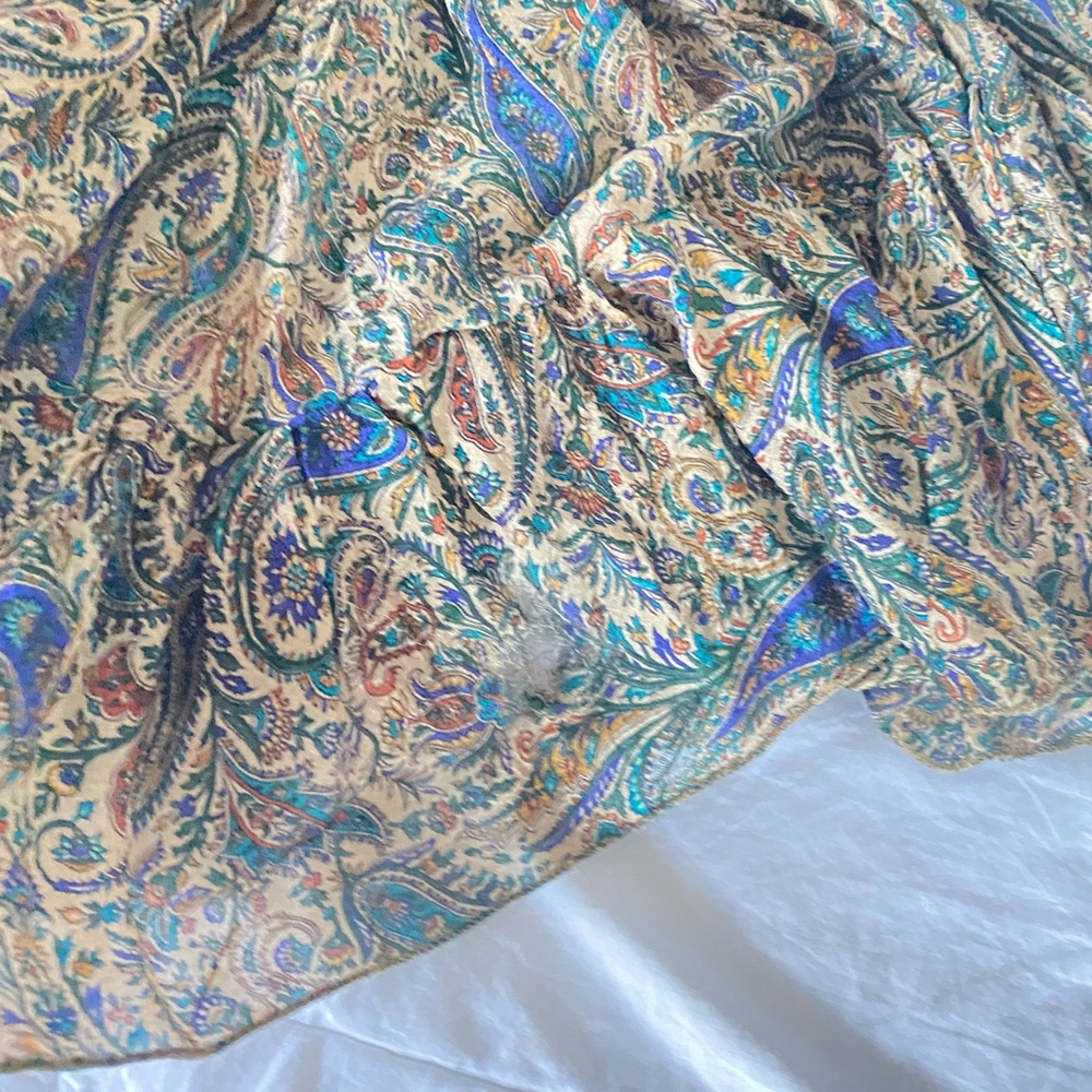 vintage paisley skirt - Picture 5 of 6